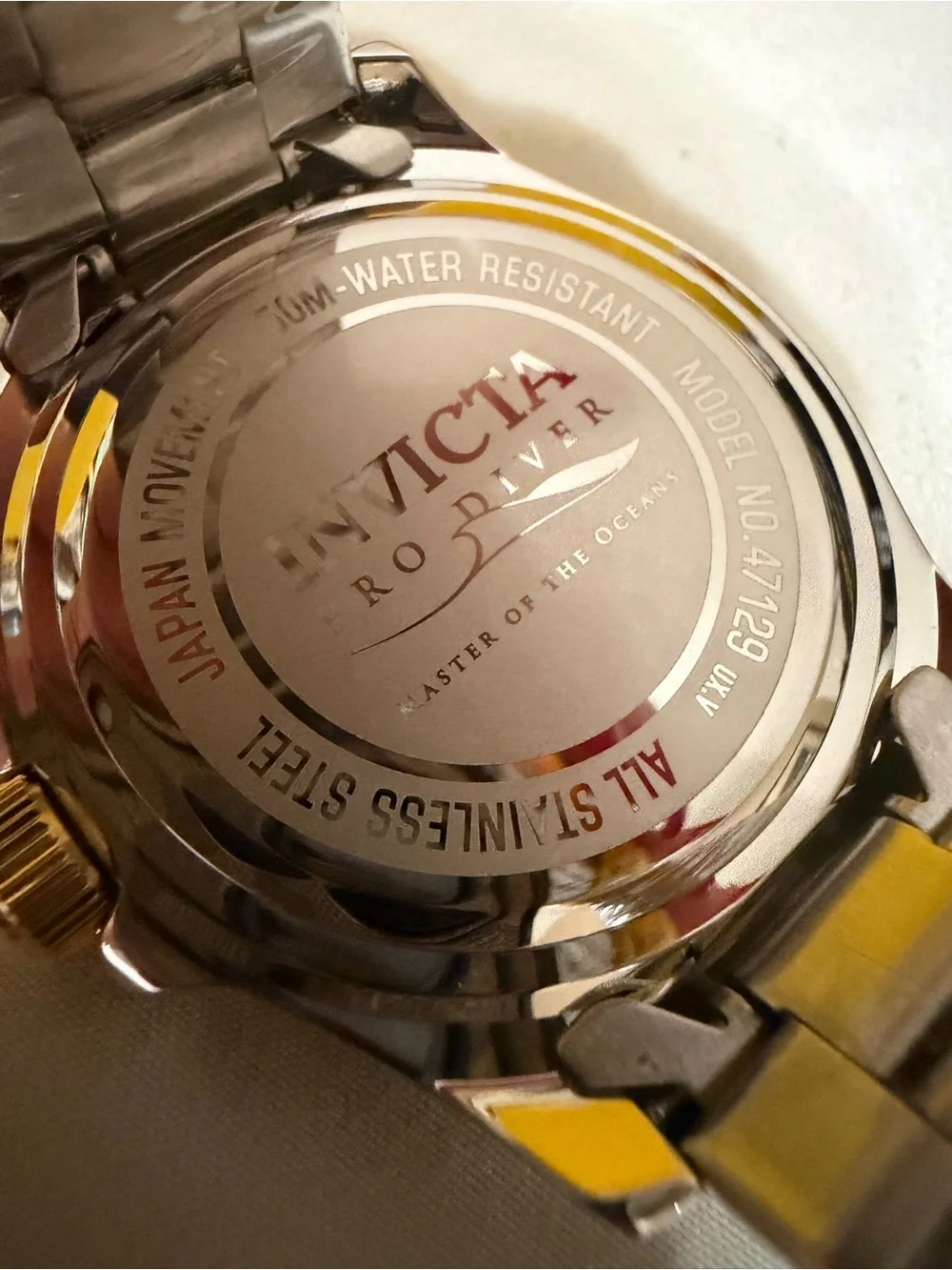 Invicta ProDiver Two-Tone Green Dial Stainless Steel Watch